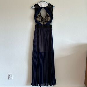 BCBG Maxazria Formal Dress, Navy, Size 0